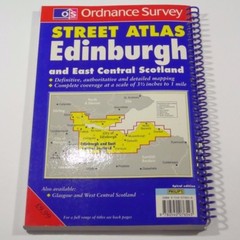 Ordnance Survey Edinburgh and East Central Scotland Street Atlas
