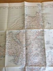 1948 Ordnance Survey One Inch Popular Edn Map 2 Shetland Islands North Mainland