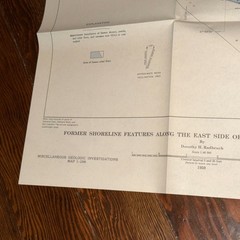 1958 USGS California Map engineering Geology Of Islais Creek Basin San Francisco