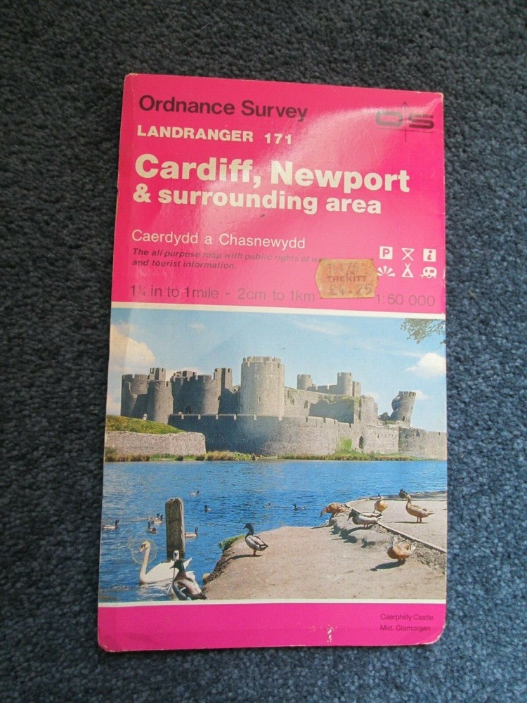 Sheet 171: Cardiff, Newport and Surrounding Area by Ordnance Survey.