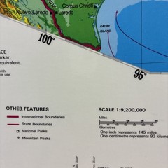 17″ x 22″ Rand McNally Markable Map of United States Two-Sided Pre-owned