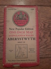 Ordnance Survey New Popular Edition One-Inch map 127 Aberystwyth (Paper)