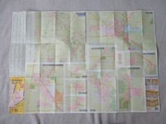 Canada Street Plan Brampton MapArt Publishing folding paper map