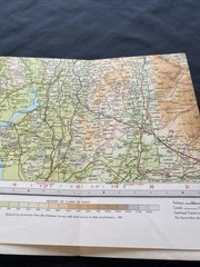English Lakes Bartholomew Revised Half Inch contoured Paper Map #34 (1277)