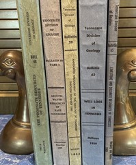 5-Vintage Division Of Geology Tennessee Bulletin/Booklets, Fold Maps 1940-63