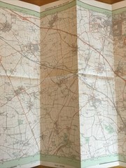 1988 Ordnance Survey Pathfinder Map 1000 SP 65/75 Weedon Bec And Roade