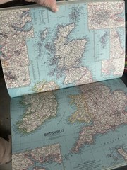 1970 ATLAS OF THE WORLD NATIONAL GEOGRAPHIC REVISED 3RD ED. OVERSIZED 19×13 VTG