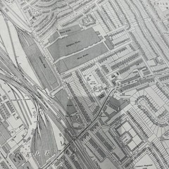 Ordinance Survey 25 Inch To The Mile Large Scale Map 1938. Cricklewood. London