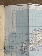 Vintage OS One Inch Map – Pembroke, Sheet 151, 1952, On Cloth – Ordnance