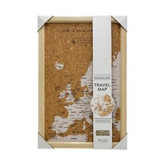 Europe Travel Map Pin Board Pins Splosh Personalised European Planner Maps White