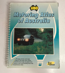 UBD Motoring Atlas Of Australia 2nd Edition 1995