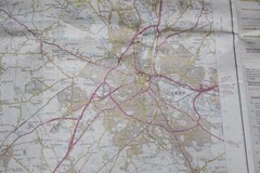 Ordnance Survey Landranger Map – Derby & Burton upon Trent – Sheet 128 – 1983