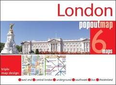PopOut Maps London PopOut Map – 3 pop up maps in 1 pocket size (Map) (UK IMPORT)