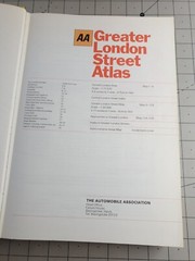 AA Greater London Street Atlas 1978 Hardback Book