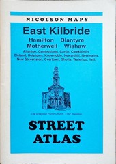 Nicolson Maps Street Atlas East Kilbride Hamiton Blantyre Motherwell Wishaw Book