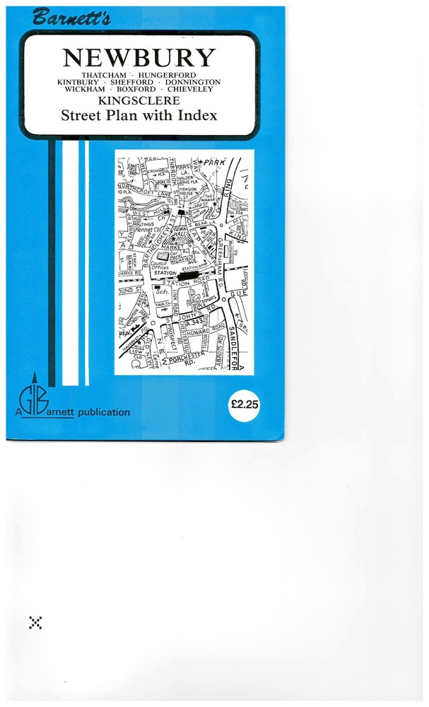 NEWBURY street plan by BARNETT’S – circa 1985