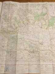 1970 Ordnance Survey One Inch Map 92 Pickering (incl Malton , Hawnby & Lockton )