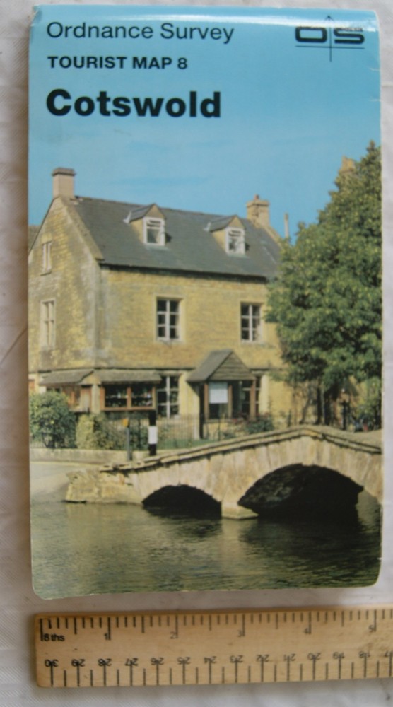 1985 OS Tourist Map 8 Cotswold