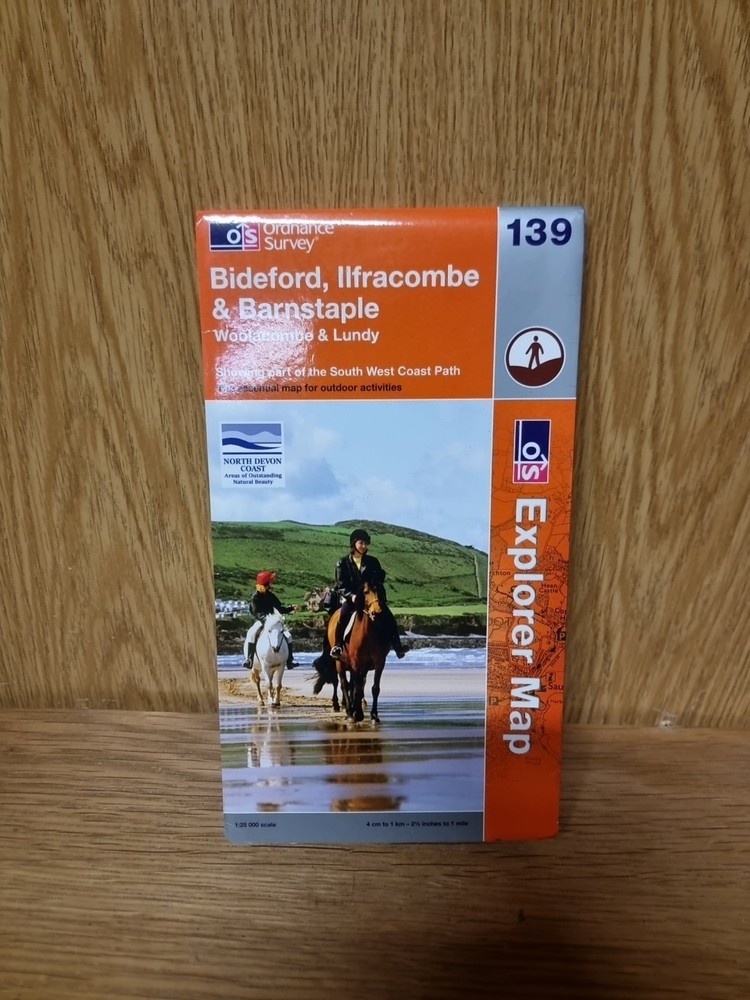 Bideford, Ilfracombe and Barnstaple…, Ordnance Survey Map Sheet 139 (R1)