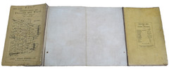 Edwardian Ordnance Survey Map Large Series Fold Out Canvas Kent c.1912 Antique