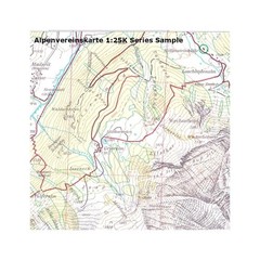 Austria Zillertaler Alpen Central Map 35/2:walking hiking skiing 1:25K