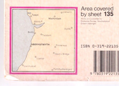 ABERYSTWYTH & surrounding area – Ordnance Survey Landranger map