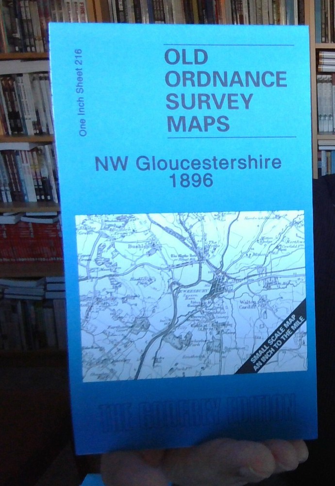 MAP OF NW Gloucestershire 1896 One Inch Sheet 216 by Barrie Trinder NEW