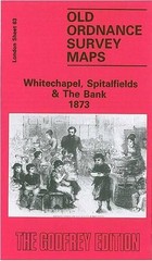 Alan Godfrey Whitechapel, Spitalfields and the Bank 1873 (Map)
