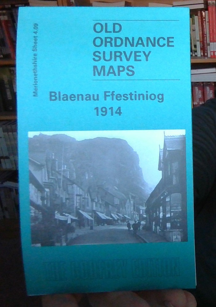 MAP OF Blaenau Ffestiniog 1914 Merionethshire Sheet 4.09 by Derrick Pratt NEW