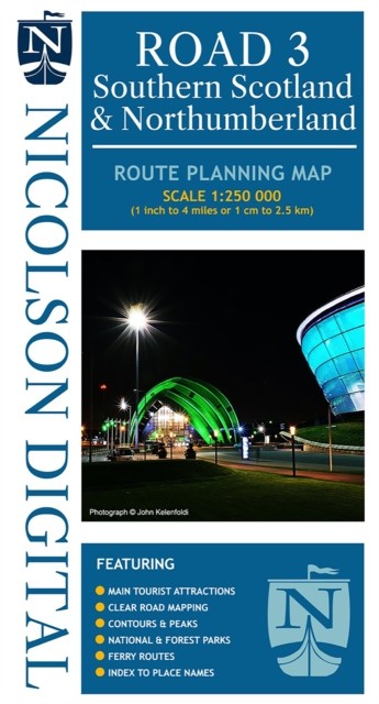 Nicolson Road 3, South Scotland: Southern Scotland by M. V. Nicolson SHEET MAP