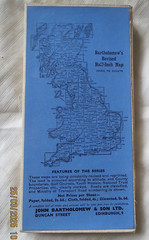 Bartholomew’s “Half Inch” cloth backed map of Pembroke (Contoured) – June 1947