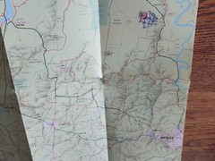 Vintage Folded CMA Lismore District Map Retro Cover, First Edition 1983