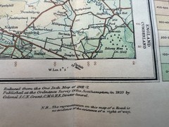 Ordnance Survey Scotland half inch map sheet 31 Dumphries 1910, layers VERY GOOD