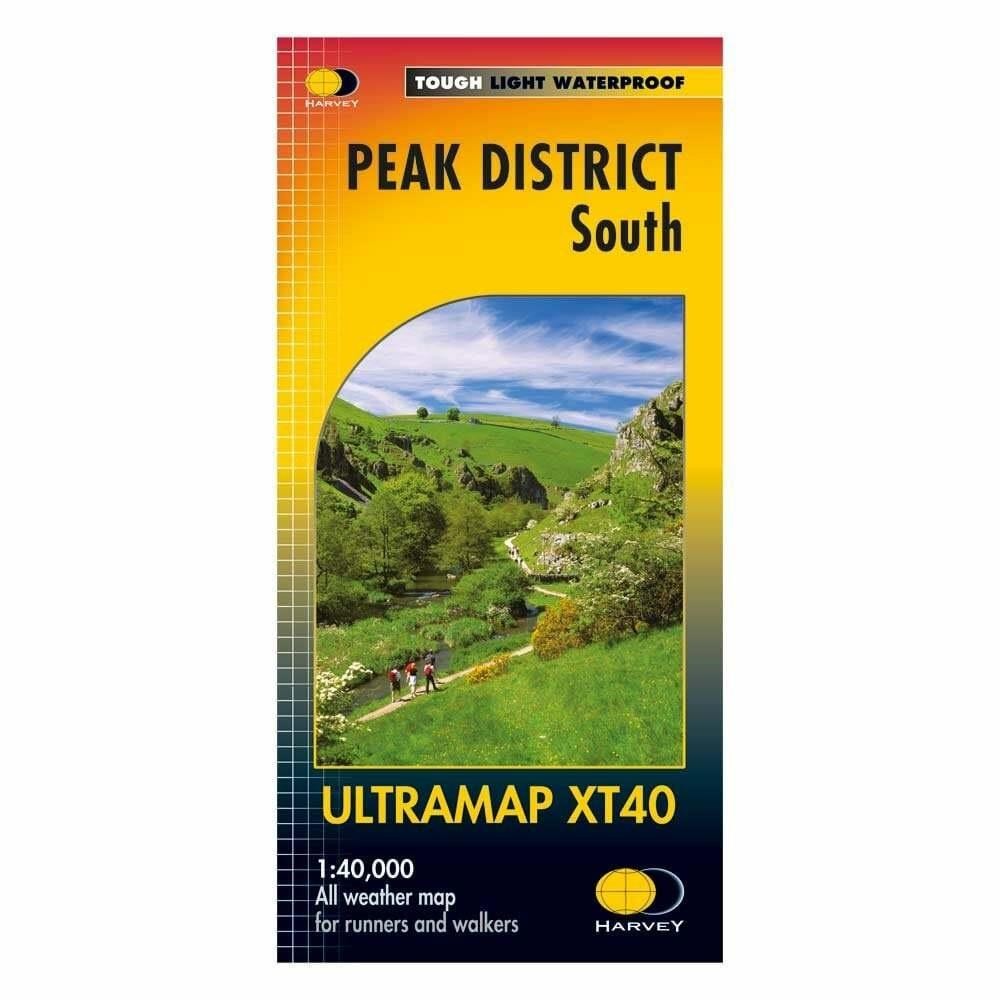 Pocket Size Map Peak District South Mini XT40 Waterproof For Walkers Runners