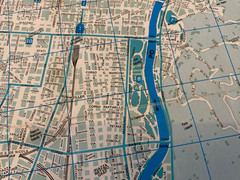 Map Of Torino (Turin) 1983 (German)