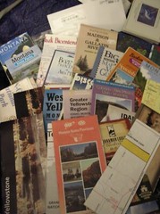 20 maps/guides Yellowstone Rocky Mountains Montana Wyoming Utah Idaho New Mexico