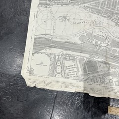 Ordnance Survey 25 Inch To The Mile Large Scale Map 1938. Queen’s Park . London