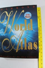 Hammond World Atlas Third Edition – The New Millenium Hardcover – Large GOOD