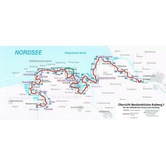 Germany North Sea Coast cycle route – Dutch border to Hamburg 1:50K cycling