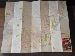 SSA Roadmap NSW, Gold Coast CMA Service Stations Of Australia Vintage Map