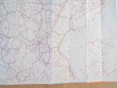 Vintage AA Motorists Road travel Map Switzerland Austria Italy Double sided