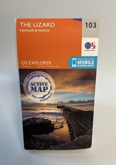 Ordnance Survey Explorer Map 103 The Lizard, Falmouth & Helston Cornwall