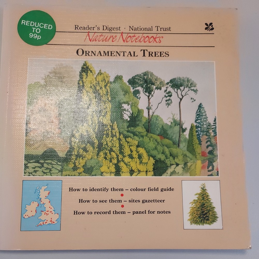 Ornamental Trees (National Trust Nature Notebooks), Readers Digest, Used; Good B
