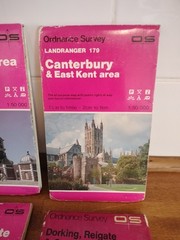 O/S Maps 176 -177 West – East London 179 Canterbury 186 Aldershot 187 Dorking