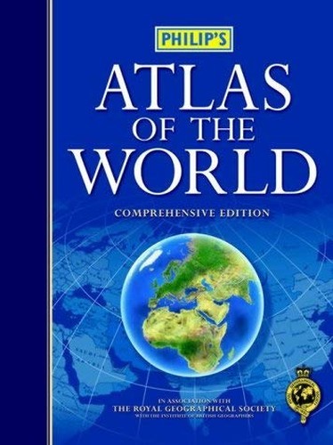 Philip’s Atlas of The World by Philip’s Maps Hardback Book The Fast Free