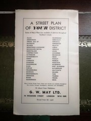 nb. 21. Map Burgh of Oban Official Street Plan G W May Ltd