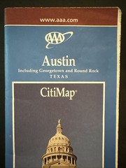 AAA Members Citimap Of Austin Texas Including Georgetown And Round Rock.