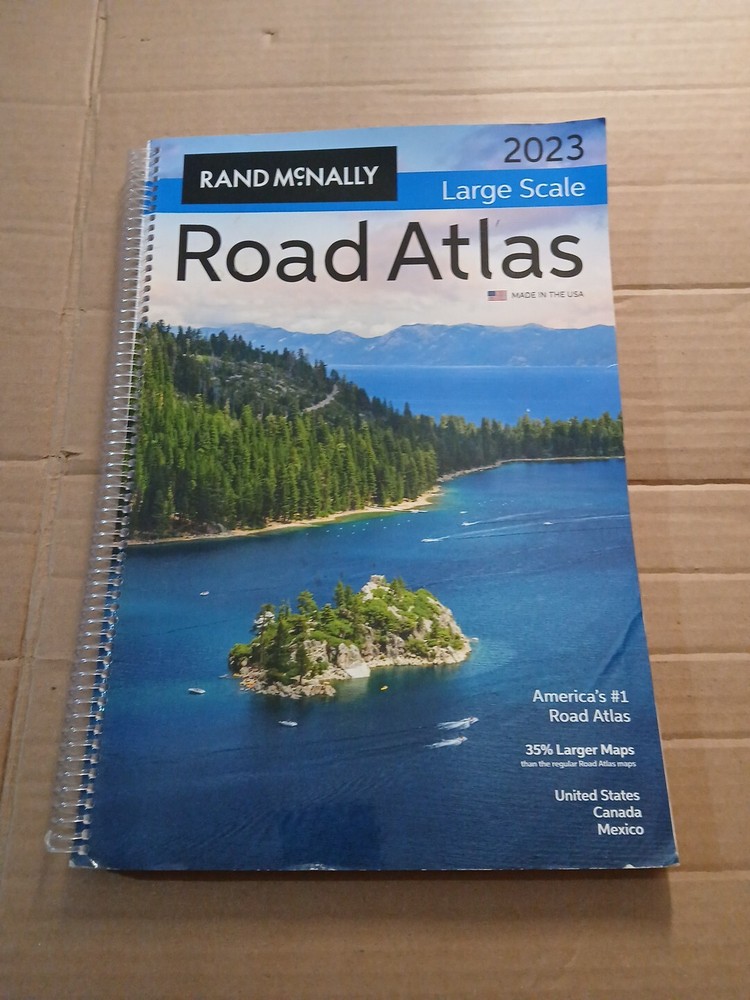 Rand McNally 2023 Large Scale Road Atlas (McNally Large Scale Road Atlas USA)