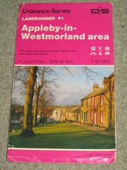 OS Ordnance Survey Landranger Map Sheet 91 Appleby in Westmorland – 1990