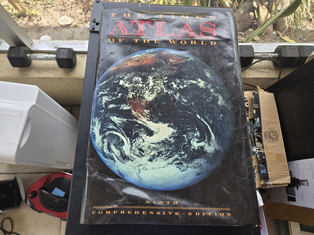 The great world atlas: American Map Corporation- Hardcover, dust cover intact